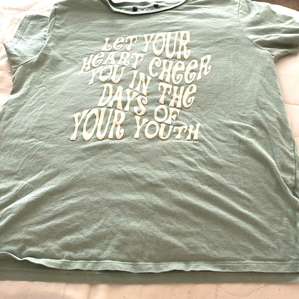 Green shirt